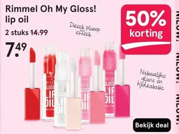 Aanbieding: Rimmel Oh My Gloss! lip oil
