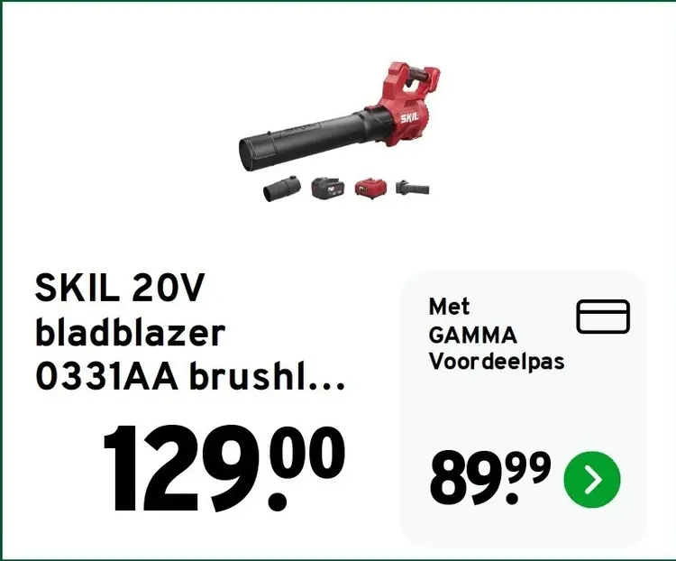 Aanbieding: 20V bladblazer 0331AA brushless