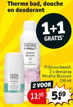 Aanbieding: Therme bad, douche en deodorant