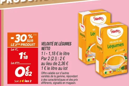 Offre: Velouté de légumes