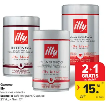 Offre: Gamme illy