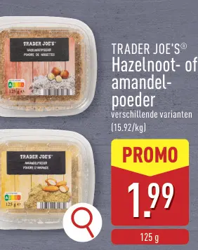 Promotie: Hazelnoot- of amandelpoeder