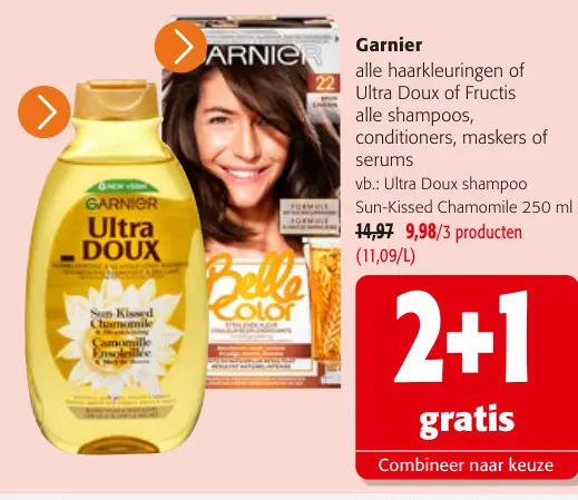 Promotie: Shampoo, conditioners, maskers of serums