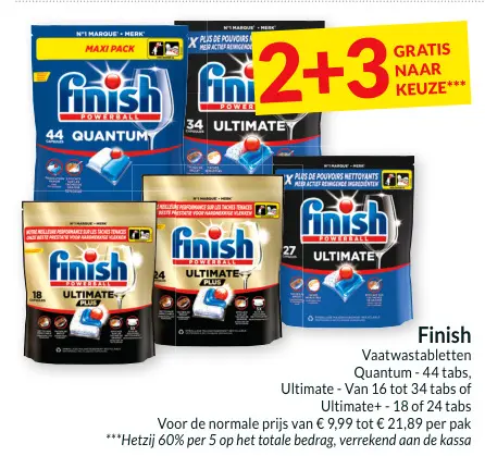 Promotie: Finish Vaatwastabletten