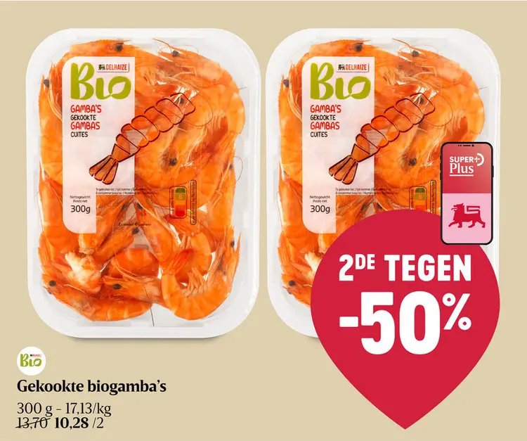 Promotie: Gamba's | Gekookt | Bio