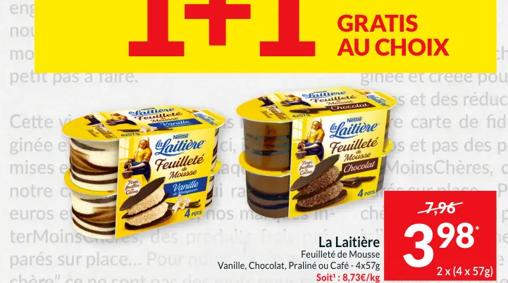 Offre: Feuilleté de Mousse