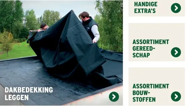 Aanbieding: Dakbedekking leggen