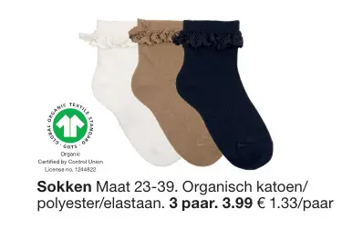 Aanbieding: Sokken