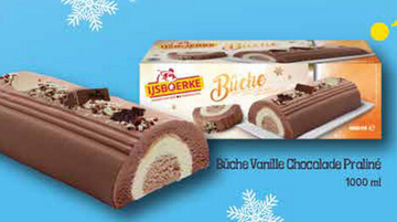 Aanbieding: Bûche Vanille Chocolade Praliné