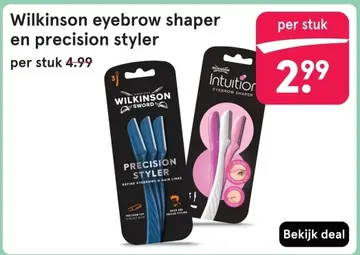Aanbieding: Wilkinson eyebrow shaper en precision styler