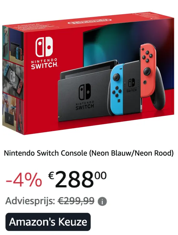 Aanbieding: Nintendo Switch