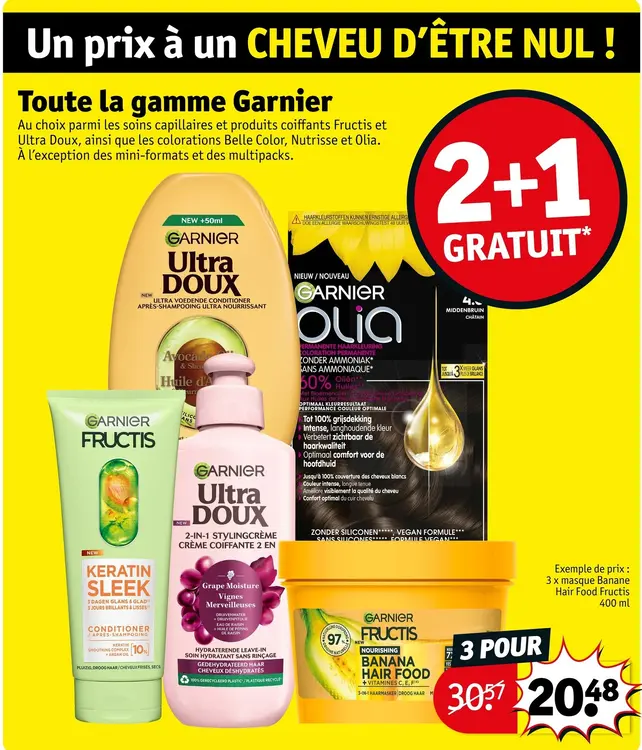 Offre: Toute la gamme Garnier