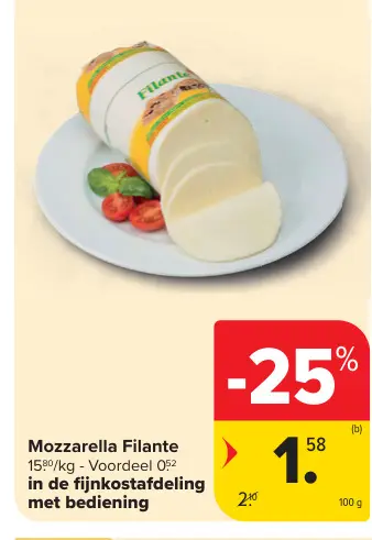 Promotie: Mozzarella Filante