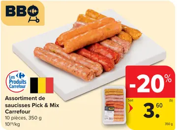 Offre: Assortiment de saucisses Pick & Mix