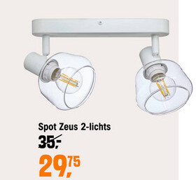 Aanbieding: Spot Zeus 2-lichts