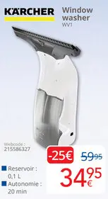 Promotie: Window washer WV1