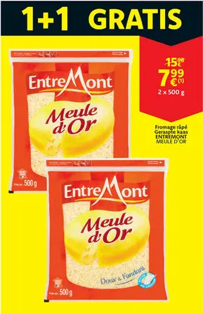 Offre: Fromage râpé / Geraspte kaas