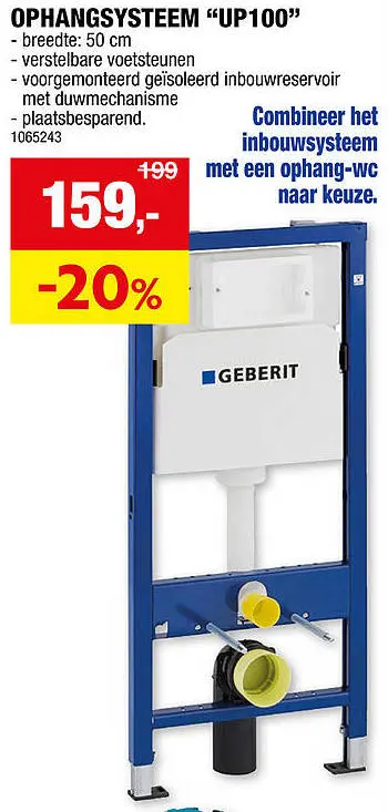 Aanbieding: Ophangsysteem "up100"