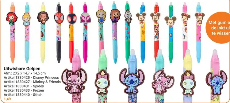 Aanbieding: Uitwisbare Gelpen