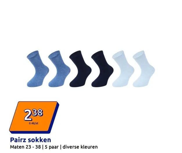 Promotie: Pairz sokken