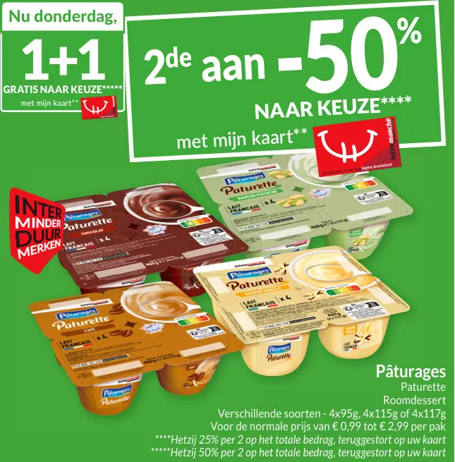 Promotie: Pâturages Paturette Roomdessert