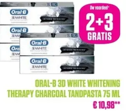 Promotie: 3d white whitening therapy charcoal tandpasta
