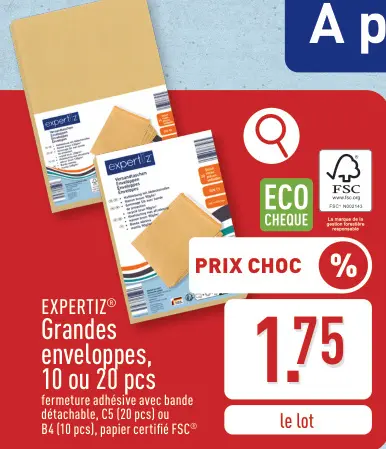Offre: Grandes enveloppes