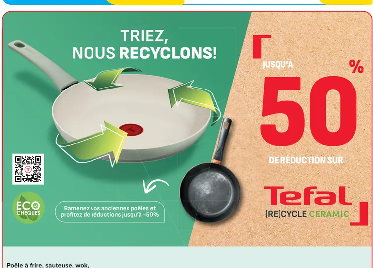 Offre: Poêle à frire, sauteuse, wok