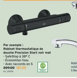 Offre: Robinet thermostatique de douche Precision Start