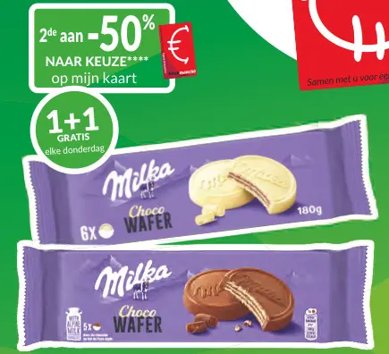 Promotie: Milka Choco Wafer