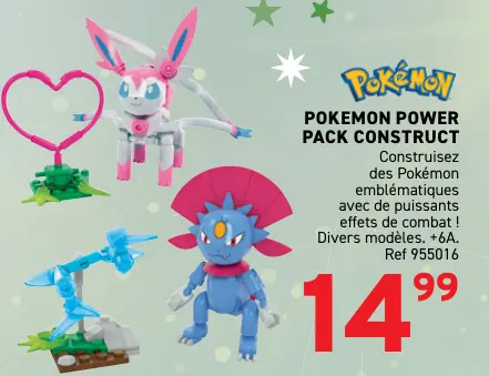 Offre: Pokemon power pack construct