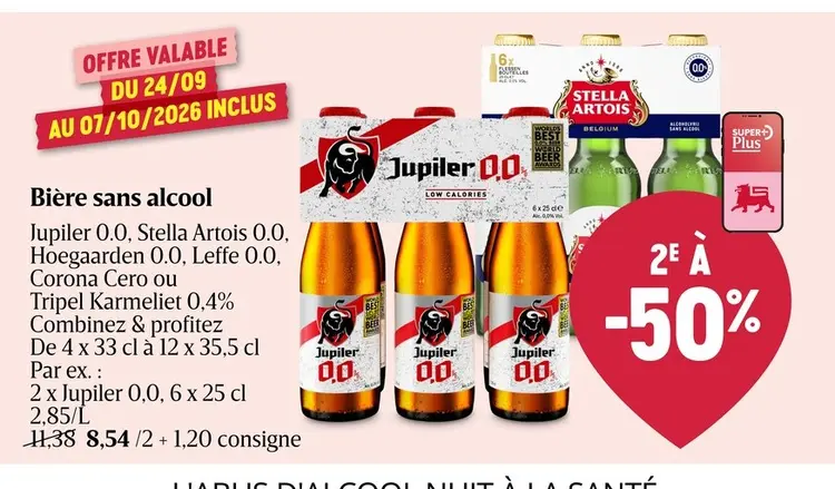 Offre: Bière sans alcool
