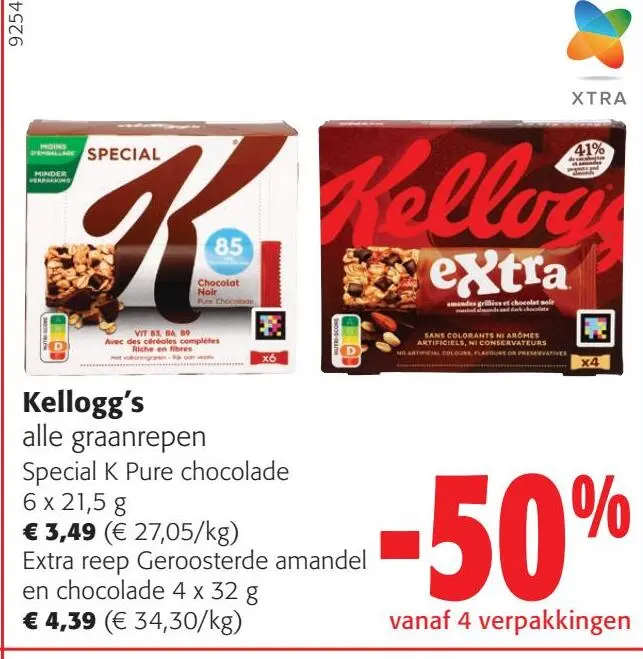 Aanbieding: alle graanrepen