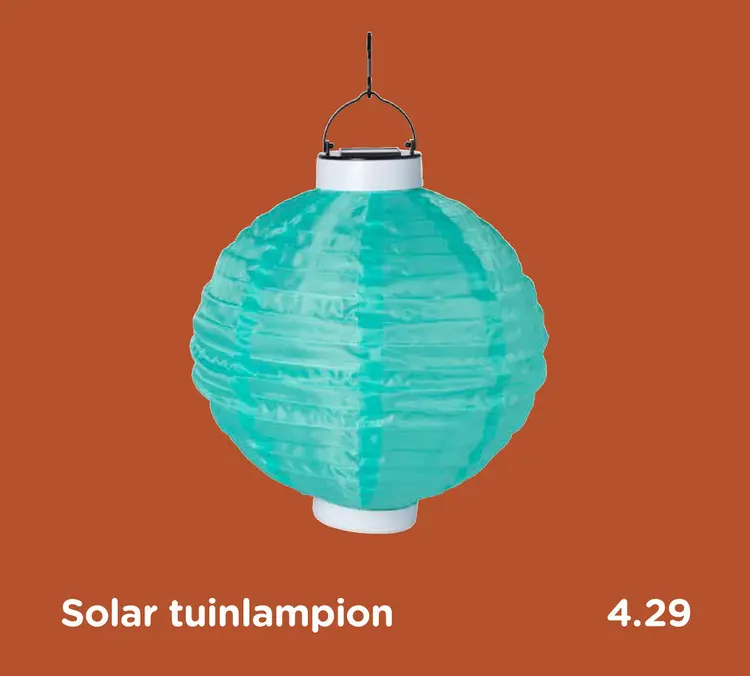 Aanbieding: Solar tuinlampion