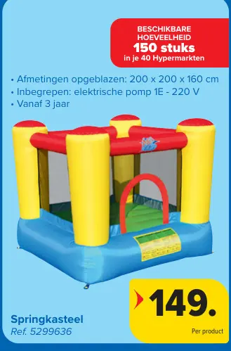 Promotie: Springkasteel