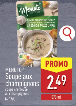 Offre: Soupe aux champignons