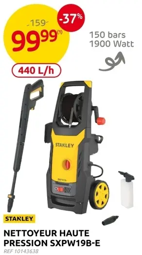 Offre: Nettoyeur haute pression SXPW19B-E