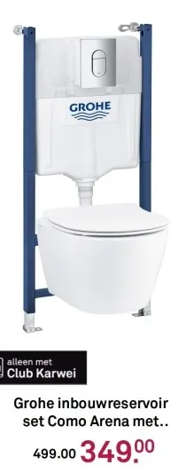 Aanbieding: Inbouwreservoir set Como Arena