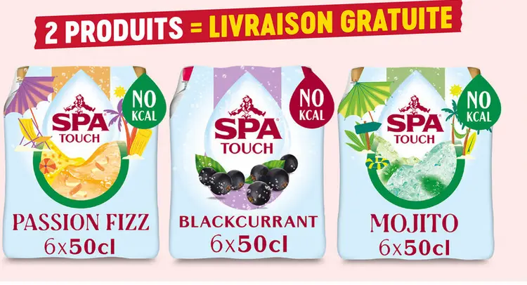 Offre: Eau minérale | Pétillante | Cassis