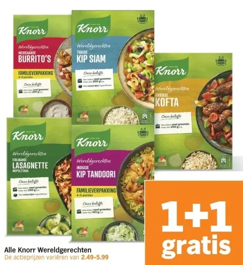 Aanbieding: Alle Knorr Wereldgerechten