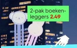 Aanbieding: 2-pak boekenleggers