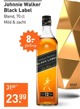 Aanbieding: Johnnie Walker Black Label 70CL Whisky