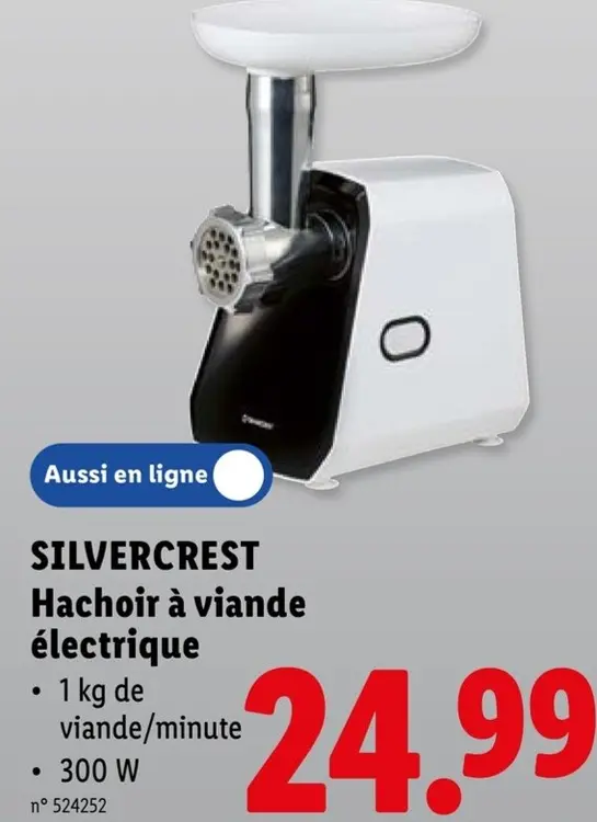 Offre: Hachoir à viande électrique