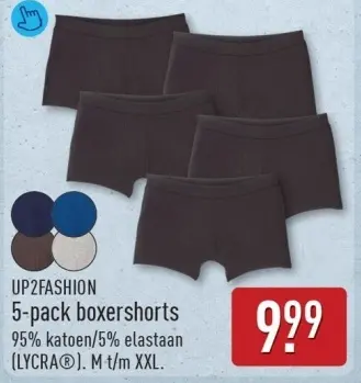Aanbieding: 5-pack boxershorts