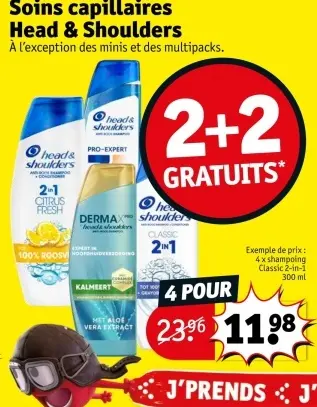 Offre: Soins capillaires Head & Shoulders