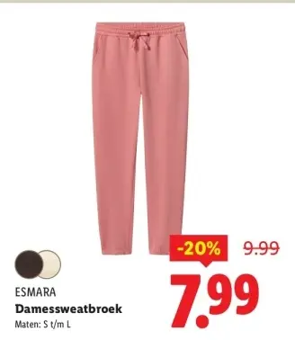 Aanbieding: Damessweatbroek