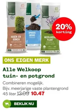 Aanbieding: Alle Welkoop tuin- en potgrond