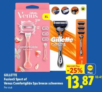 Aanbieding: Fusion5 Sport of Venus Comfortglide Spa breeze scheermes