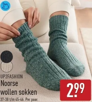 Aanbieding: Noorse wollen sokken