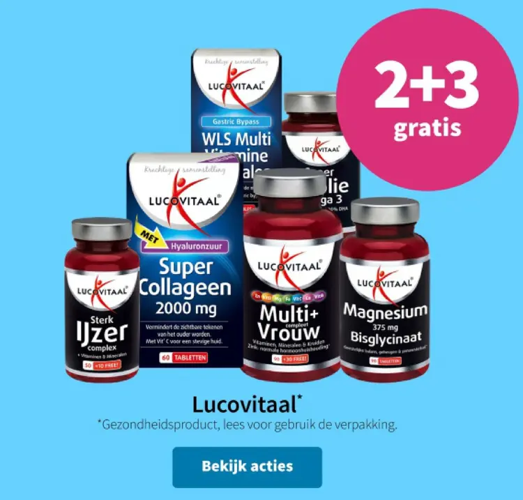 Aanbieding: 2+3 gratis